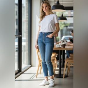 EVIDNT TANGIER STEP HEM JEANS STRAIGHT